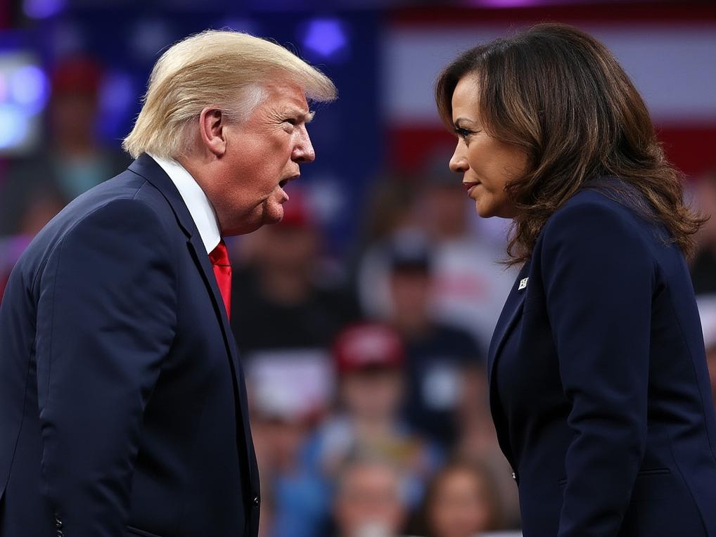 Trump and Harris shake hands at first debate? card icon